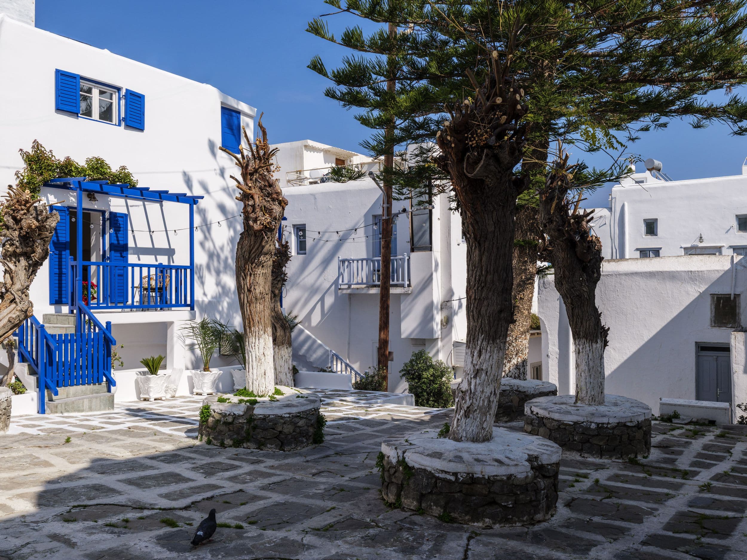 Plateia House Mykonos — Square